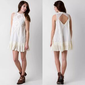 FREE PEOPLE ONE White Ivory Angel Lace Dress - Women’s Small